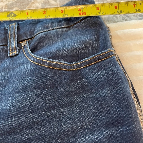 Chico’s So Slimming Sparkle diamond Stripe crop Jeans Chicos size 2 or size 12 - Picture 5 of 7